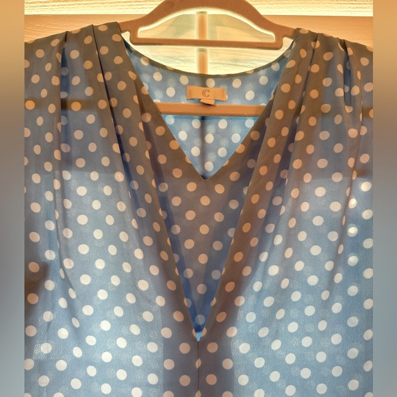 Charming Charlie polka dot blouse - Picture 2 of 7